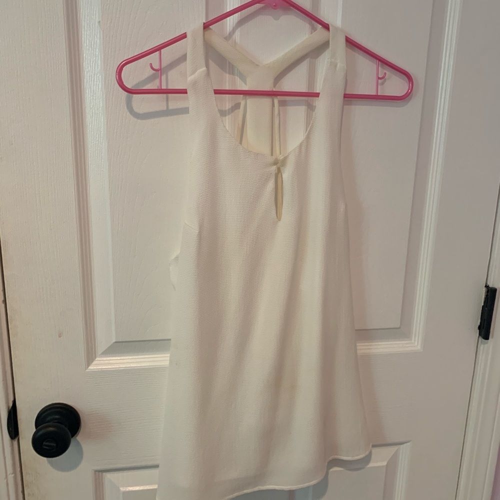 White tank top